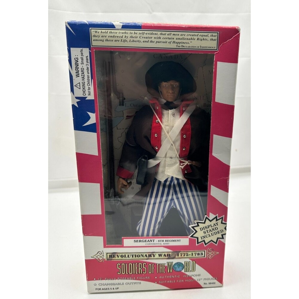 New NIB Soldiers of the World - Sergeant 6th Regiment Continental Army NOS